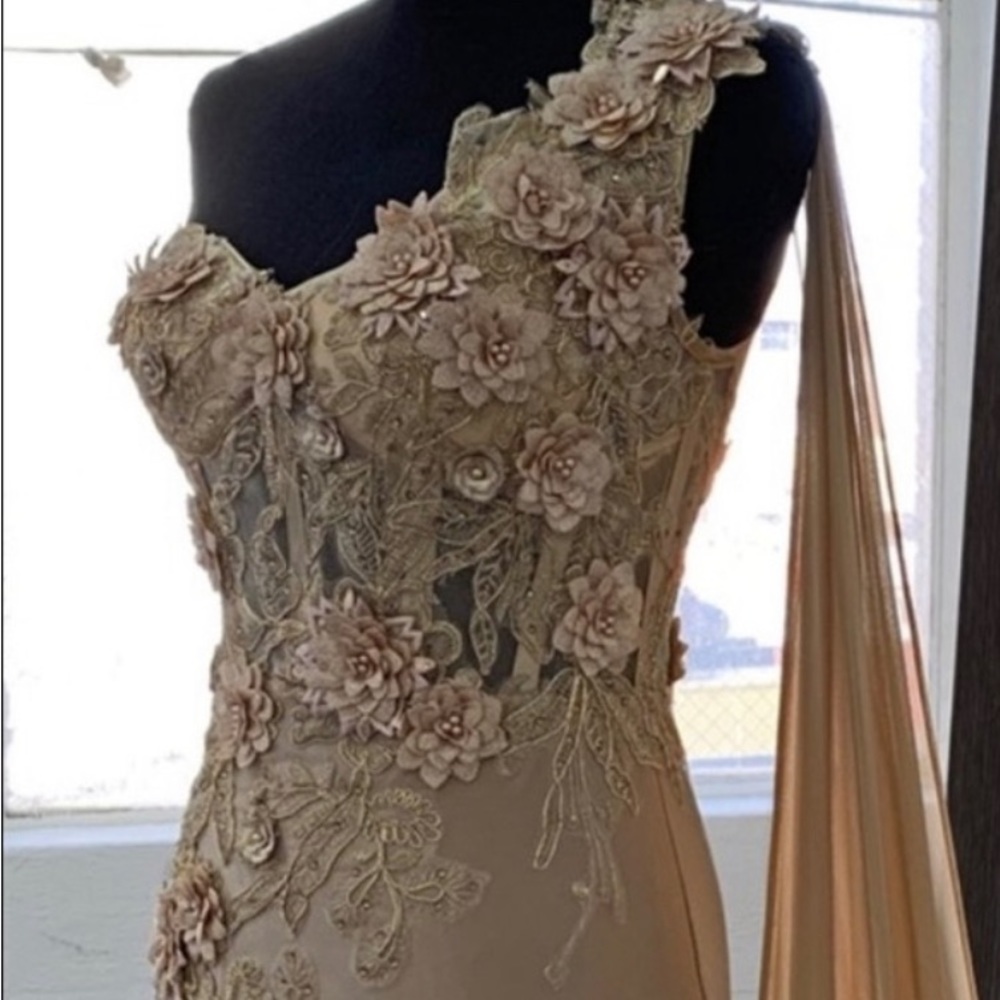 Gorgeous evening gown.